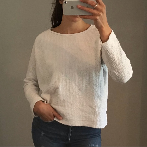 Zara textured long sleeve top - Picture 4 of 4